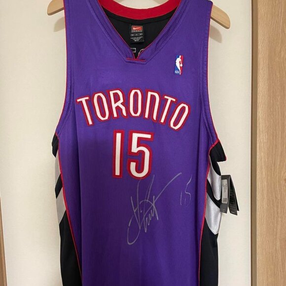 Nike - Toronto Raptors Vince Carter on-court pro cut vintage jersey (1999) COA - Picture 1 of 6
